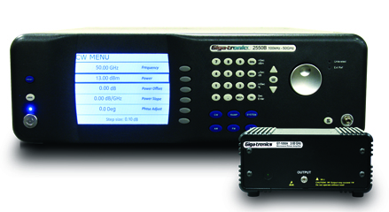 2500B Microwave Signal Generator and GT-1050A-Microwave-Power-Amplifiers